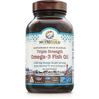 Triple Strength Omega-3 Fish Oil Supplement, Better Absorbed Tg Form, Made in USA, 5-Star Certified, Consumerlab Approved, Certified Sustainable, 2100 Mg Omega-3per Serving, 60 Burpless Softgels