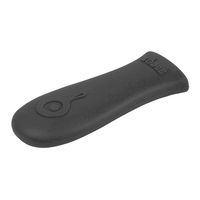 Lodge ASHH11MPK Silicone Hot handle holder, 1 Count, Black