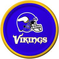 Creative Converting 8 Count Minnesota Vikings Paper Dessert Plates