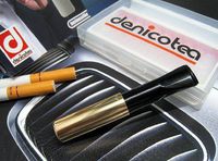 Denicotea Gold Cigarette Holder with Filters