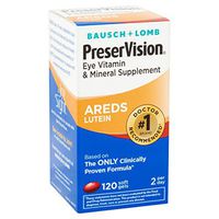 PreserVision Eye Vitamin and Mineral Supplement With Lutein - 120 Softgels, Pack of 5