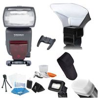 TWO OF Yongnuo YN685 Flash TTL HSS 14 Pc Pro kit With Diffuser & Pocket Bouncer & Clear Universal Lambency and Honeycumb For Canon T6I 7DII 6D T6I T5I T4I T6 (YN685D)