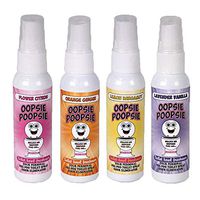 Oopsie Poopsie Before-You-Go Toilet Spray (Lemon/Lavender/Flower/Orange, 4 Pack)