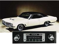 Custom Autosound Stereo compatible 1966-1967 Buick Skylark, USA-630 II High Power 300 watt AM FM Car Stereo/Radio with auxiliary input