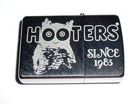 Zippo Engraved Hooters Since 1983 Brushed Chrome Lighter