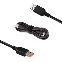 6.5Ft USB Charge Cable Fit for Lenovo 145500119 145500121 5L60J33144 5L60J33145, Yoga 900, Yoga 700, Yoga 3 4 Pro 3-1170 3-1370 3-1470 Pro-1370 1370 1470 GX20H34904 Laptop Charging Power Cord Adapter