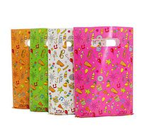 Wowfit 56 CT Party Bags – Assorted Party Favor Bags – 56 Goodie Bags in 4 Colors – Perfect for Birthdays, New Years, Graduations, Anniversaries, Baby Showers, and More – 6.8 x 10 Inch Birthday Bags