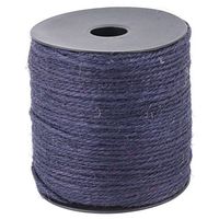 uxcell Wedding Decor Gift Wrapping Crafts Burlap String Twine Ribbon Roll 100M Length Navy Blue