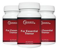 Tremortin –3 Pack- Best Natural Aid for Essential Tremor - Provides Relief for Shaky Hands, Arm, Leg, Voice Tremors