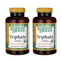 Swanson Triphala (Standardized) 250 Milligrams 120 Capsules (2 Pack)