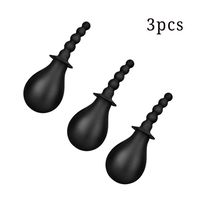 Black Enema Bulb Anal Cleaner Vaginal Silicone Douche for Men Women Personal Clean Enema Medical Kit