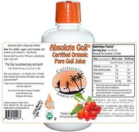 Absolute Goji - Pure Organic Goji Juice from CAOH (1 - 32 oz Bottle)