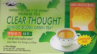 Tai Chi Clear Thought (Ginkgo Biloba Green Tea) 12 Bags