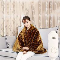 SMGPYCFYP Electric Shawl, Small Electric Blanket, Plug-in Heating Pad, Warm Blanket, Office Foot Warmer Artifact