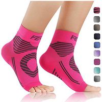 Featol Plantar Fasciitis Socks with Arch Support Ankle Support, Ankle Compression Socks Foot Sleeve to Relieve Arch Pain, Better Than Night Splint