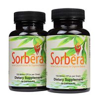 Sorbera Advanced Shelf Stable Probiotic + Prebiotic Capsules-150 Billion CFU/Gram -2.25 Billion CFU (15mg)/Serving - Recommended for Digestive Health for Adult Men and Women - 1 A Day