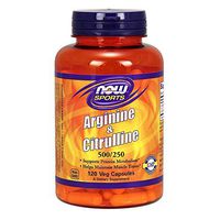 NOW Foods Arginine & Citrulline 500/250mg - 120 Veg Capsules