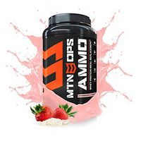 MTN OPS Ammo Protein Meal Replacement Powder - 28 Servings, Strawberries & Cream