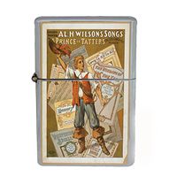 Wind Proof Dual Torch Refillable Lighter Vintage Poster D-103 Wilson's Songs A Prince of Tatters