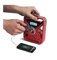 American Red Cross Emergency NOAA Weather Radio with USB Smartphone Charger, LED Flashlight & Red Beacon (Renewed)