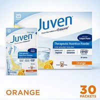 Juven Therapeutic Nutrition Drink Mix Powder for Wound Healing Includes Collagen Protein, Orange, 30 Count