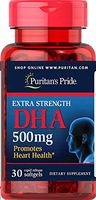 Puritan's Pride Extra Strength DHA 500 mg-30 Softgels