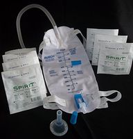 Urinary Incontinence Kit, Three Weeks, 21-Condom Catheters Self-Seal External 25mm (SMALL), + Premium Leg Bag 1000ml Tubing, Straps & Fast and Easy Draining