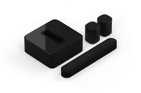 Sonos 5.1 Surround Set - Home Theater Surround Sound System with Beam, Sub and Two Sonos One SL Speakers - Black