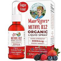 (Fuerza Extra-60 Dias) Spray Sublingual Liquido De Vitamina B12 (Metil) Orga.