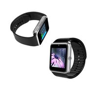 iHome Fusion Bluetooth Smart Watch + Free 32GB Micro SD Card + Free USB Charger Plug Black/Silver