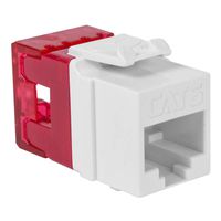 ICC CAT6 RJ45 Keystone Jack for HD Style, White