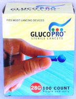 Box of 100 GlucoPro Lancets