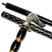 Nautical Gift Decor Cyber Monday Sale on Walking Stick - 37” Wooden Walking Cane with Solid Brass Dachshund Dog Head Handle - Premium Quality Wood Canes for Men/Women – Unique Gifts.-068