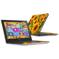 Mightyskins Skin Compatible with Dell Inspiron 11.6" I3137 3135 3000 Wrap Cover Sticker Skins Sunflowers