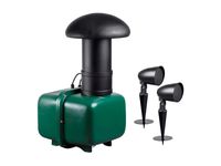 Monoprice Outdoor 2.1 Speaker System 8-inch Subwoofer 2.5-inch Satellites (3 Piece) - Sycamore Series