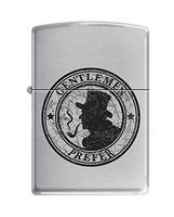 Zippo Gentlemen Prefer Brushed Chrome Pipe Lighter