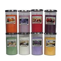 Scented Jar Candles 3 Pack Bulk Natural Ambience Aromatherapy Accent & Odor Elimination (Strawberry Milkshake)