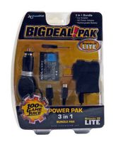 Nintendo DS Lite Power Pak 3 in 1 Bundle Black