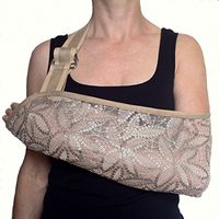 Subtle Sequin Designer Fashion Arm Sling