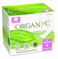 ORGANYC Hypoallergenic 100% Organic Cotton Panty Liners, 24-count Boxes (Pack of 2)