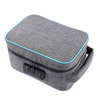 heaven2017 Smell-Proof Travel Bag Case with Password Lock for Herbs Medicine Grey