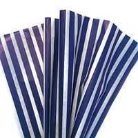 Printed Tissue Paper for Gift Wrapping (Classic Nautical Royal Blue Stripe) - Decorative Gift Tissue Paper, 24 Large Sheets (20x30)