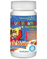 Uncle Moishy Kosher Childrens Multi-Vitamin Mineral Jellies with Choline 60 Jellies