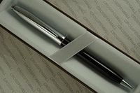 Cross Executive Companion Century II Tuxedo Black and Extremely Polished Appointments with Cross Signature Conical Cap Tip & Mid Band Ballpoint Pen. Graduation, Wedding, Birthday, Promotion Gift