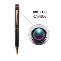 OMZBM Upgraded Spy Pen with Surveillance Hidden Camera - 128GB-1080P Full HD Recorder Pen,Multifunction Security Surveillance Wireless DV Cam,Black