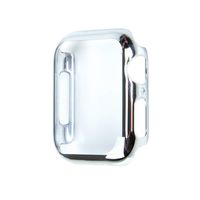Bullker Compatible with Apple Watch iWatch 4 Series 44mm PC All Around Protective Case Cover Bumper Protector - Silver