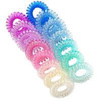 Fineday Multicolor Jewelry, 20pc Multicolor Electric Coil Hair Accessories Girls Jewelry, Women Jewelry Easter Gifts