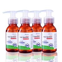 Hand Sanitizer Gel Hand Soap Rinse-Free 3.5 fl oz,4Pcs