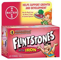 Flintstones® Plus Iron Chewable Vitamins - 60ct