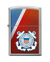 Zippo USCG Anchor Seal High Polish Chrome Pocket Lighter